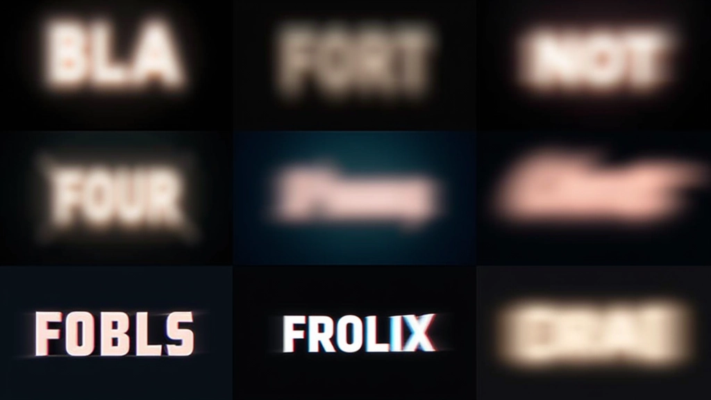 Motion design effect examples