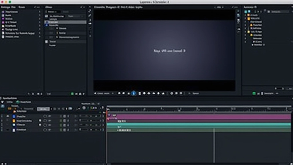 Interface do After Effects com painéis organizados